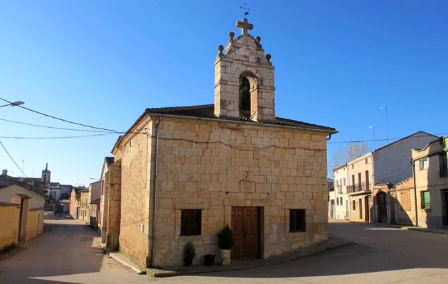 Vista exterior de la ermita de la Inmaculada Concepción de Fuentecén