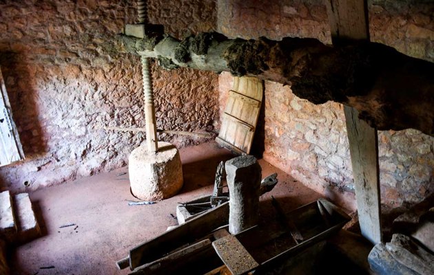 Interior Lagar en Aldeanueva de la Serrezuela