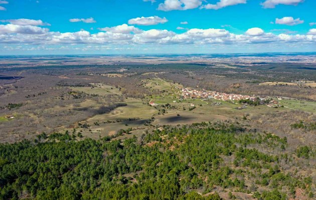 Panorámica de Aldeanueva de la Serrezuela